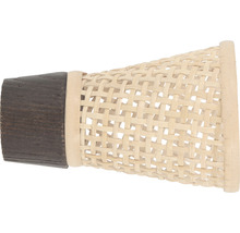 Dekoratives Windlicht aus Holz und Bambus