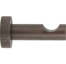 Gardinenstangenhalterung aus Holz