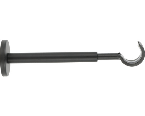 Träger 1-läufig für Premium & Loft Black Line schwarz matt Ø 20/28 mm 19,5 - 30 cm lang 1 Stk.
