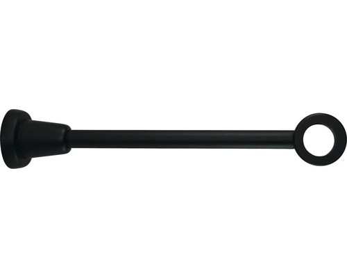 Träger 1-läufig für Love Autrement Black Line schwarz Ø 28 mm 30 cm lang 1 Stk. Gardinenstange aus Metall
