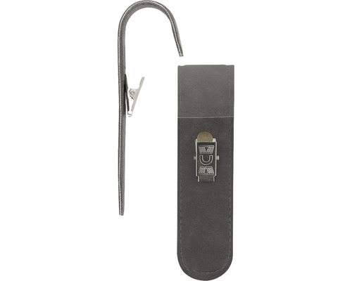 Graue Werkzeugtasche mit Clip