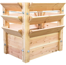 Holzpflanzgefäß mit drei Ebenen für den Garten