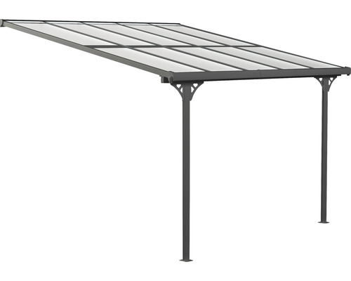 Carport mit Stahlrahmen und Polycarbonatdach