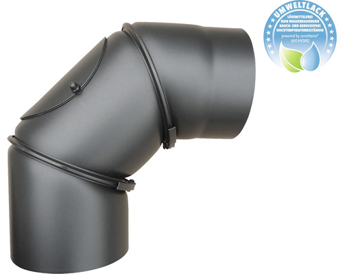 Ofenrohrbogen mit Reinigungsöffnung und Umweltlack