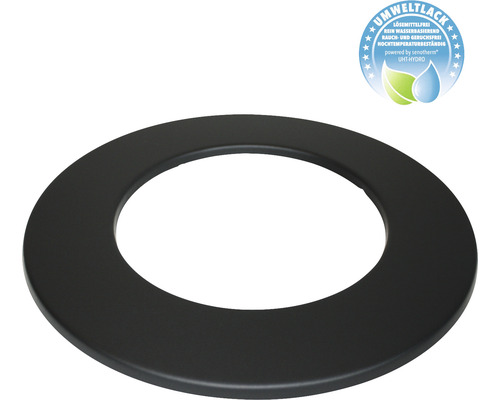 Ofenrohr-Wandrosette Bertrams Ø 150 mm senotherm UHT-Hydro lackiert schwarz Ofenrohr-Wandrosette Bertrams Ø 150 mm senotherm UHT-Hydro lackiert schwarz