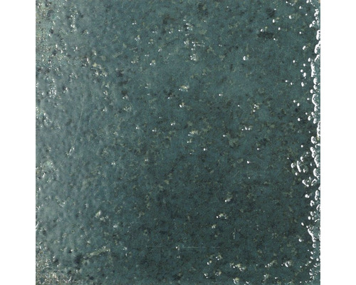 Steingut Wandfliese Alma 15x15 cm grün glänzend