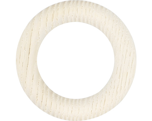 Vorhangring rund für Boheme Nature Line esche natur geweißt Ø 28 mm 10 Stk. Holzring