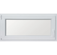 Rechteckiges Kunststofffenster mit Griff