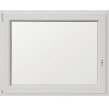 Weißes Kunststofffenster mit Drehkipp-Funktion