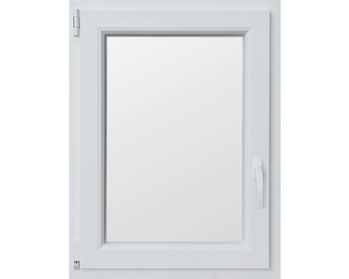 Fenster mit Kunststoffrahmen und Griff
