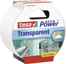 Tesa Extra Power Transparent Klebeband, 10 Meter mal 50 Millimeter