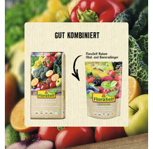 Produktbild von FloraSelf Pflanzerde und Beerendünger als sinnvolle Kombination
