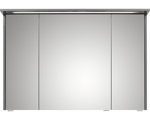Spiegelschrank mit drei Türen und integrierter Beleuchtung