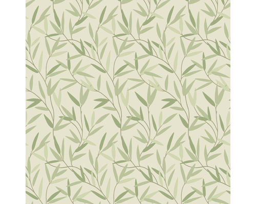 Vliestapete 113364 Laura Ashley Willow Leaf Grün Tapete mit Bambusmuster