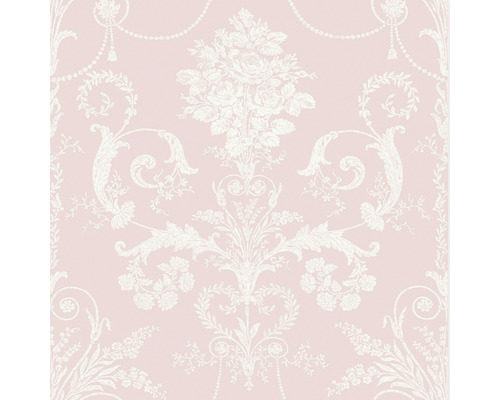 Vliestapete 113381 Laura Ashley Josette Lila Tapete mit floralem Muster