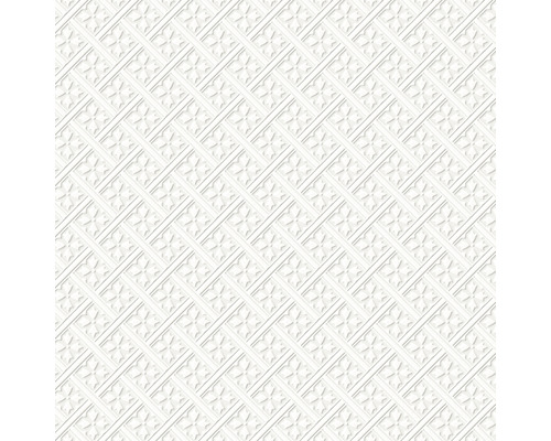 Vliestapete 113415 Laura Ashley Mr Jones Weiss Fliesenmuster mit geometrischem Design