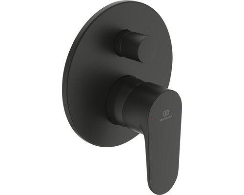 Unterputz-Badewannenmischer Ideal Standard Cerafine O 6AA7AA6 silk black matt Wandarmatur für Badezimmer in matter Ausführung