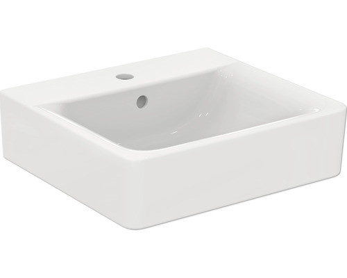 Handwaschbecken Ideal Standard Connect 50 cm x 46 cm weiß glänzend ohne Beschichtung