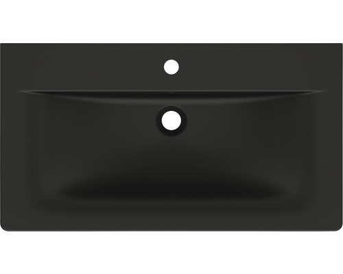 Waschtisch aus Sanitärkeramik mit Hahnloch und Überlauf