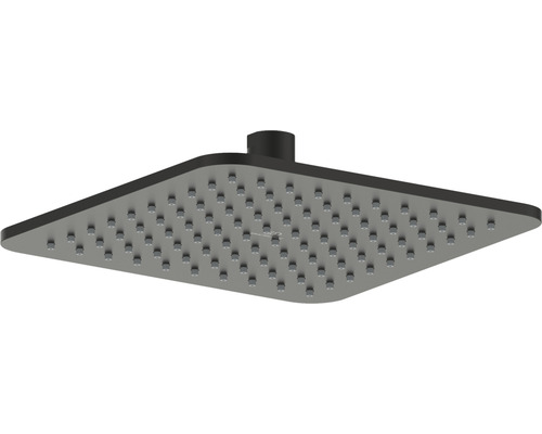 Kopfbrause Ideal Standard Idealrain Cube Eckig 200 mm x 200 mm Einfach schwarz Viereckiger Duschkopf zur Deckenmontage