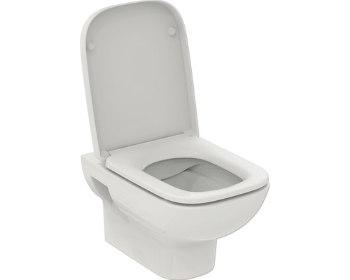 Wand-WC Set Ideal Standard i.life A Tiefspüler ohne Spülrand weiß mit WC-Sitz T467101