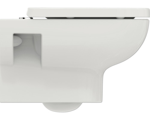 Wand-WC Set Ideal Standard i.life A Tiefspüler ohne Spülrand weiß mit WC-Sitz T467101