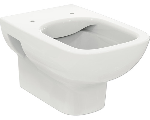 Wand-WC Ideal Standard i.life A Tiefspüler ohne Spülrand weiß ohne WC-Sitz T452301 Wand-Bidet aus Sanitärkeramik