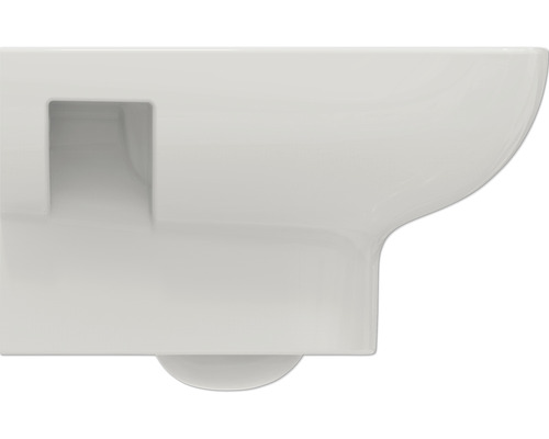 Detailansicht einer Sanitärkeramik Toilette