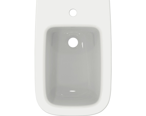 Bidet aus Keramik, Aufsicht