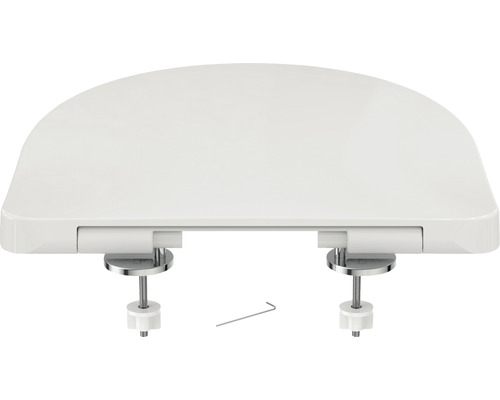 Toilettensitz mit Befestigungsmaterial und Werkzeug