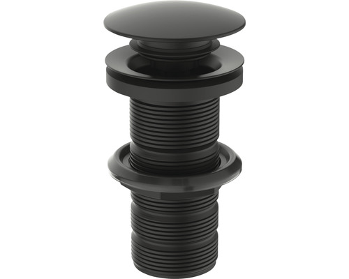 Ablaufventil Push-Open Ideal Standard 1 1/4" schwarz matt für Waschtische ohne Überlauf E1483XG