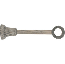 Gardinenstange aus Holz mit Ring zur Gardinenbefestigung