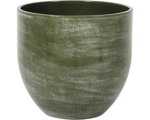 POT FERRY 1-01A D14XH12CM grün Runder Pflanztopf aus Keramik