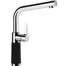 Wasserhahn mit schwarzem Griff