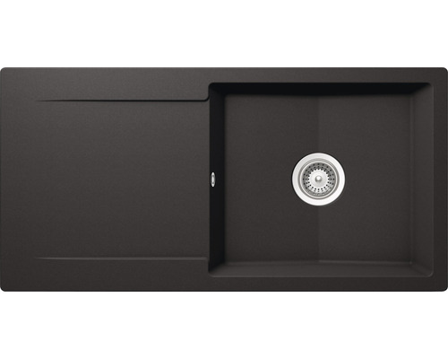 Spüle Schock Epure D-100L Unterbau 500x1000 mm nero Spüle Schock Epure D-100L Unterbau 500x1000 mm nero