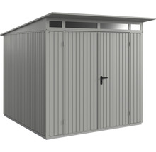 Metall Gerätehaus mit Pultdach und Tür