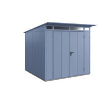 Metall Gerätehaus mit Doppeltür und Oberlicht