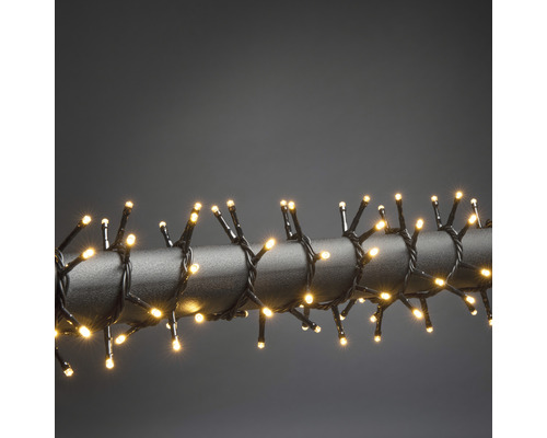 Lichterkette Konstsmide System Erweiterung L 5,1 m 230 LEDs Lichtfarbe bernstein Lichterkette mit warmweißen LEDs auf einer Stange gewickelt