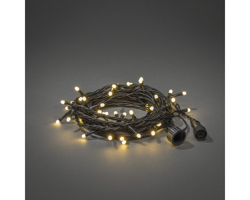 LED System Erweiterung Lichterkette Konstsmide L 4,9 m 50 LEDs warmweiß LED Lichterkette mit Steckverbindungen
