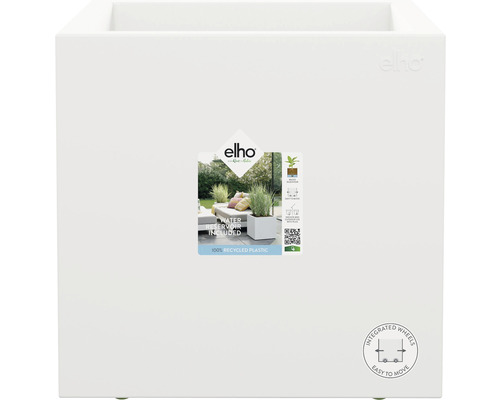 Pflanztopf Elho vivo next quadrat 30cm weiss