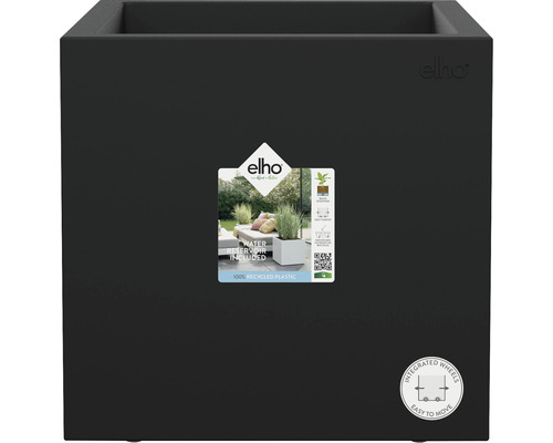 Pflanztopf Elho vivo next quadrat 30cm living schwarz