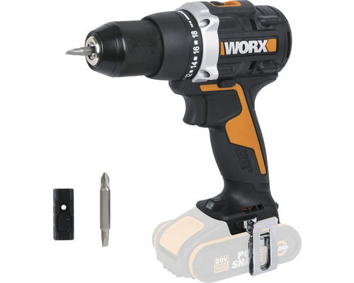 Akku-Bohrschrauber Worx Nitro WX102.9, 20 V, ohne Akku und Ladegerät, inkl. Gratis Akku-Starterset Akku-Bohrschrauber Worx Nitro WX102.9, 20 V, ohne Akku und Ladegerät, inkl. Gratis Akku-Starterset