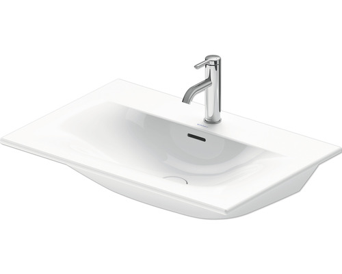 Möbelwaschtisch Duravit Viu 73x49 cm weiß glänzend ohne Beschichtung
