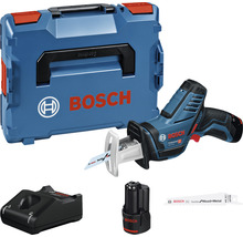 Bosch Akku-Säbelsäge mit Koffer, Akku, Ladegerät und Sägeblatt