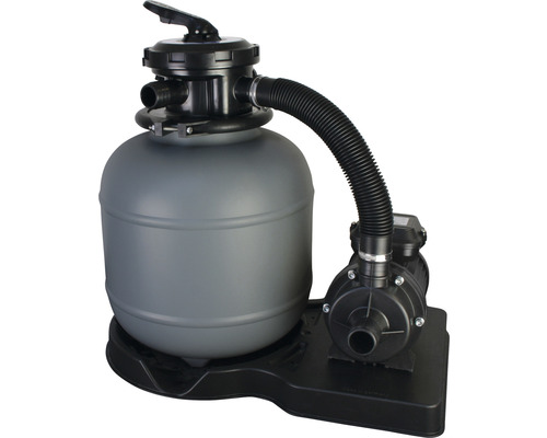 Sandfilteranlage für Pools mit Pumpe und Schlauch