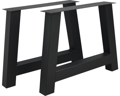 Tischgestell Buildify Vierkant 100 950 x 100 x 720 mm Stahl schwarz