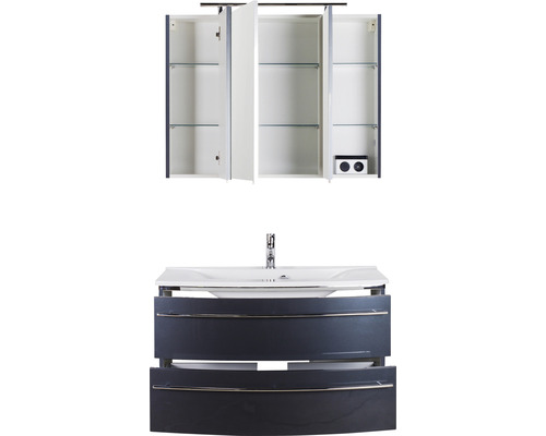 Waschtischunterschrank mit Spiegelschrank für Badezimmer
