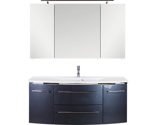 Waschtisch mit Unterschrank und Spiegelschrank für das Badezimmer