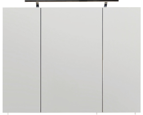 LED Spiegelschrank Marlin Marlin Bad 3040 3-türig 90x17,5x74 cm eiche dunkel Spiegelschrank mit drei Türen und Beleuchtung