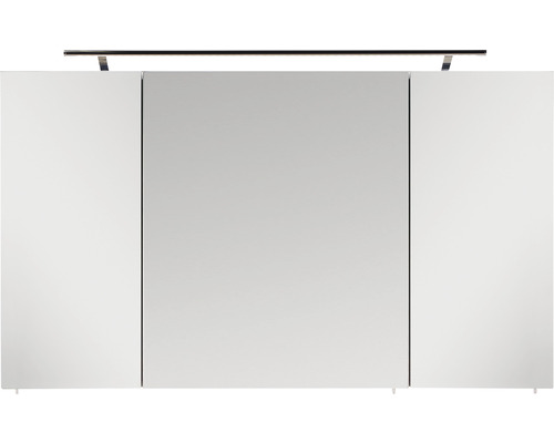 LED Spiegelschrank Marlin Marlin Bad 3040 3- türig 120x17,5x74 cm anthrazit